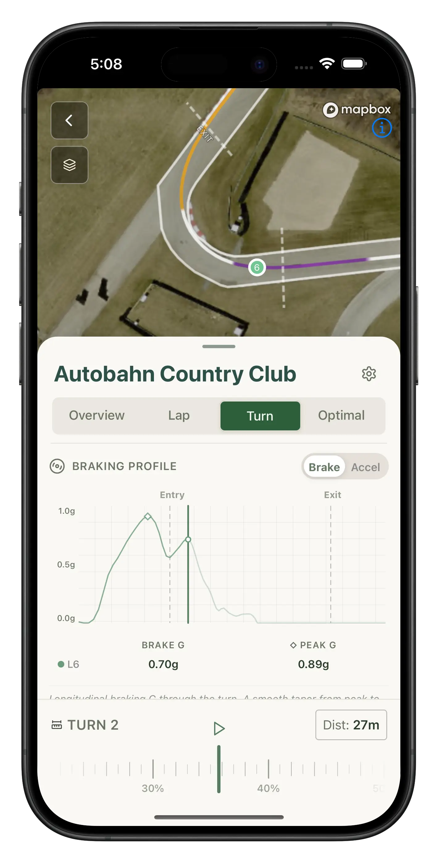Stint app interface showing understand your driving features - 6